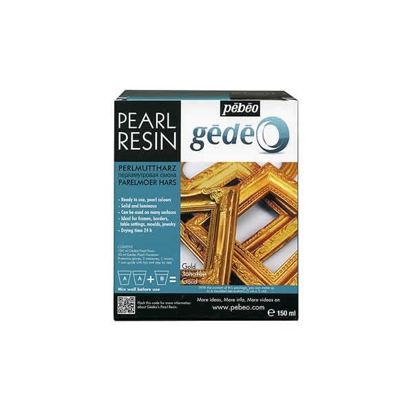 Pearl resin Gédéo, gold