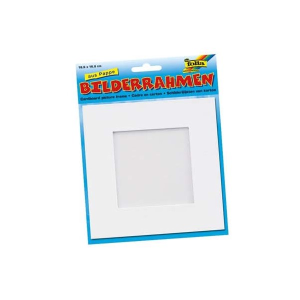 Cadre passe-partout carton blanc 166x166mm