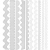 Bazzill Just the edge - Paper Ribbon white Avalanche
