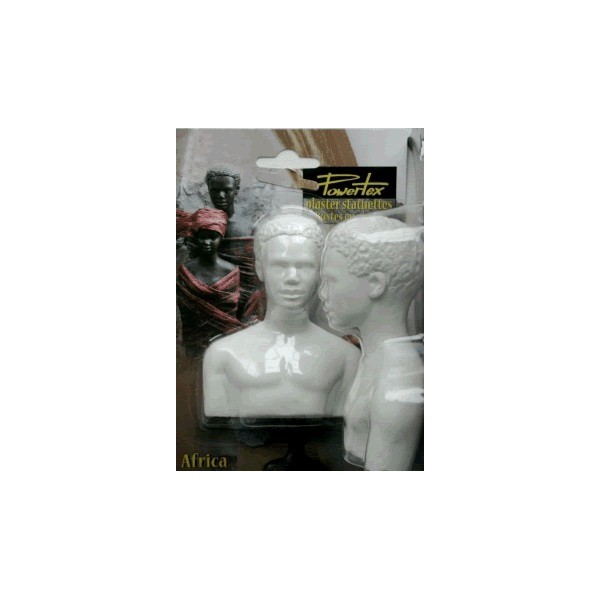 Plaster model African Man 10cm