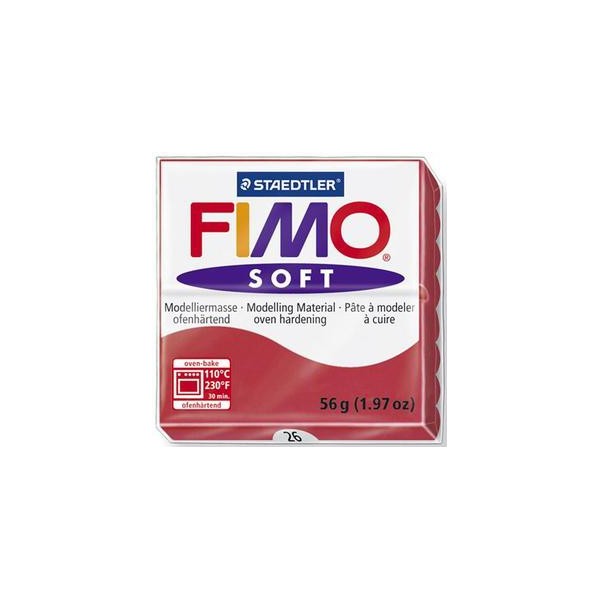 FIMO soft rouge cerise