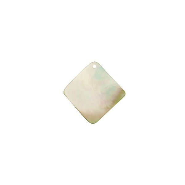 Mother-of-pearl pendant square, 45x45mm