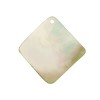 Mother-of-pearl pendant square, 45x45mm