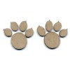 Empreintes de pattes, 4 pcs, 3.5x3.5cm