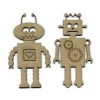 Robots, 2 pcs, 9.5x5cm