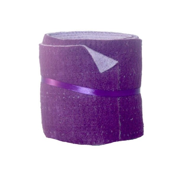 Bicolor felt, purple/lilac, 15x50cm
