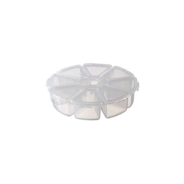 Box redondo 10cm, transparente