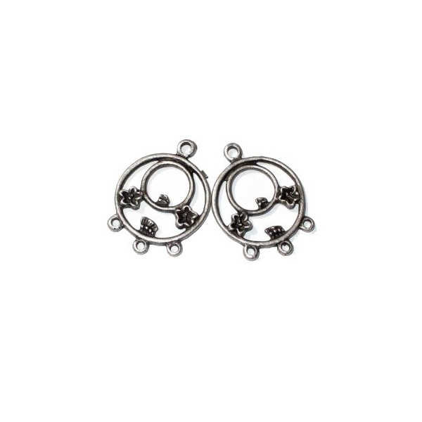 Pendentifs ronds pour boucles d'oreilles, 31mm, une paire