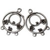 Pendentifs ronds pour boucles d'oreilles, 31mm, une paire