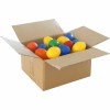 Batch of 50 coloured plastic eggs, 60mm