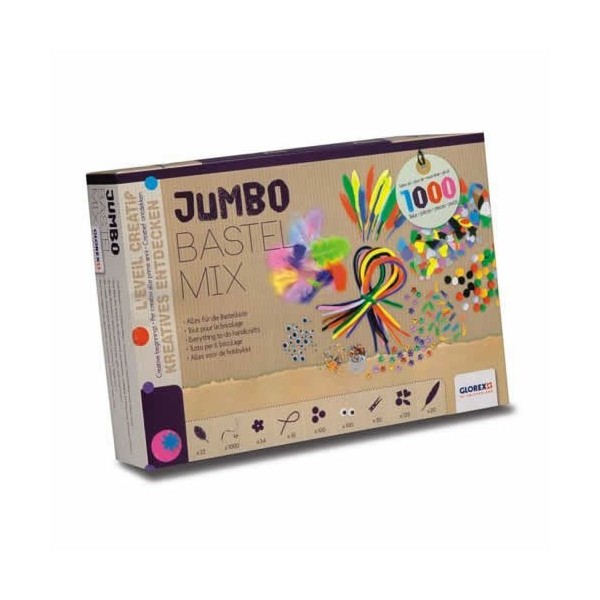 Jumbo-Bastel-Mix, 1000 pcs