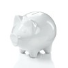 Piggy bank 17x14cm, with lock/key