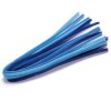 Pipe cleaners, 10 pces, blue mix