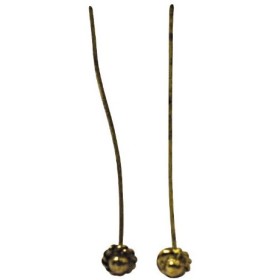 Chevilles à prisme tête bijou, 60/0.8mm, 5 pcs