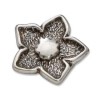 Ribbon buckle flower, 17mm, 1 pce