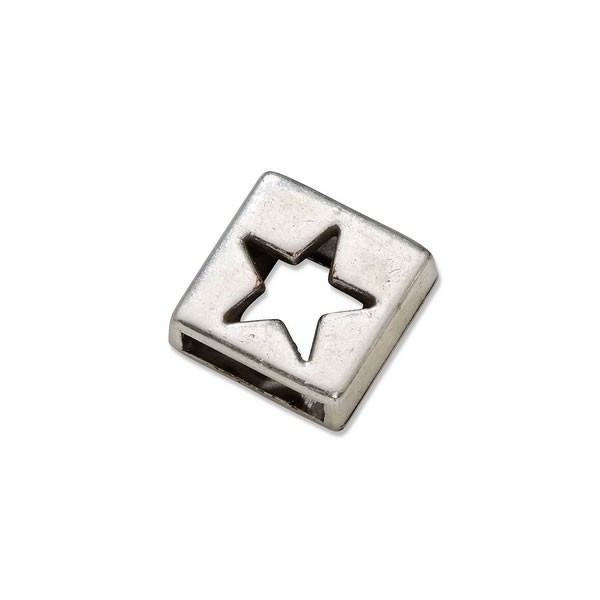 Ribbon buckle Star, 14x13mm, 1 pce