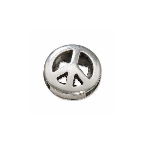 Ribbon buckle Peace, 17mm, 1 pce