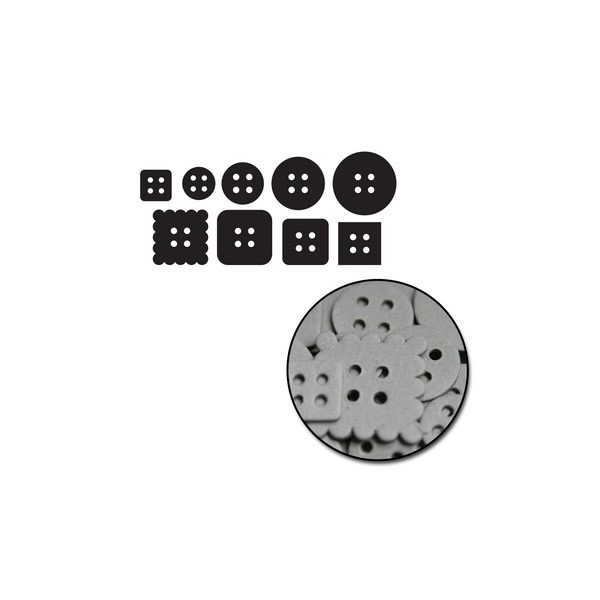 Maya Road - Chipboard Set Mini Buttons