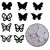 Maya Road - Chipboard Set Butterflies