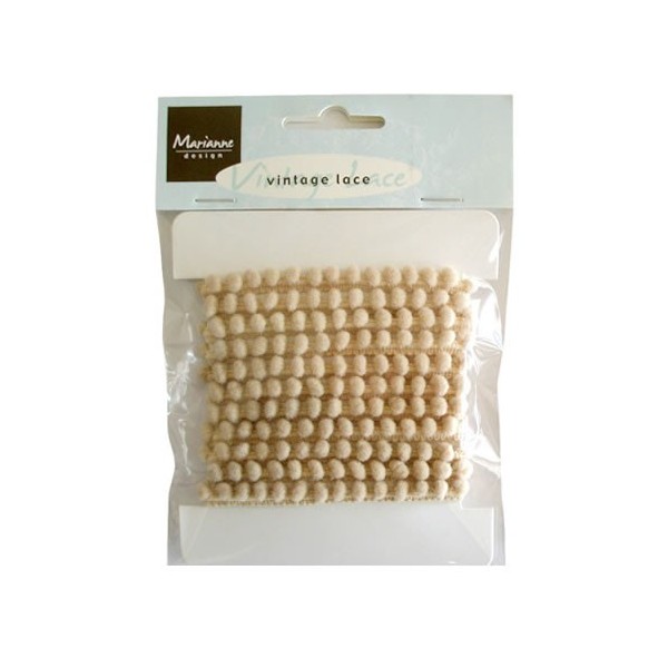 Marianne Design - Pompom trim beige