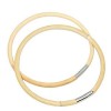 Round bag handles of bamboo Ø20cm, 2 pcs