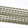 Chain, colour : bronze, 5x3mm, 2m