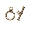 Stick clasp, color : bronze