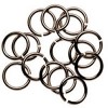 Jump rings bronze, 6mm, 6 pieces