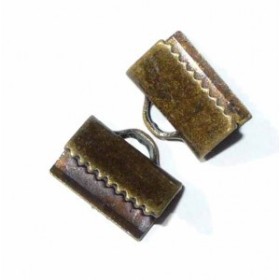 Connector for ribbon, bronze, 10x5mm, 4pcs