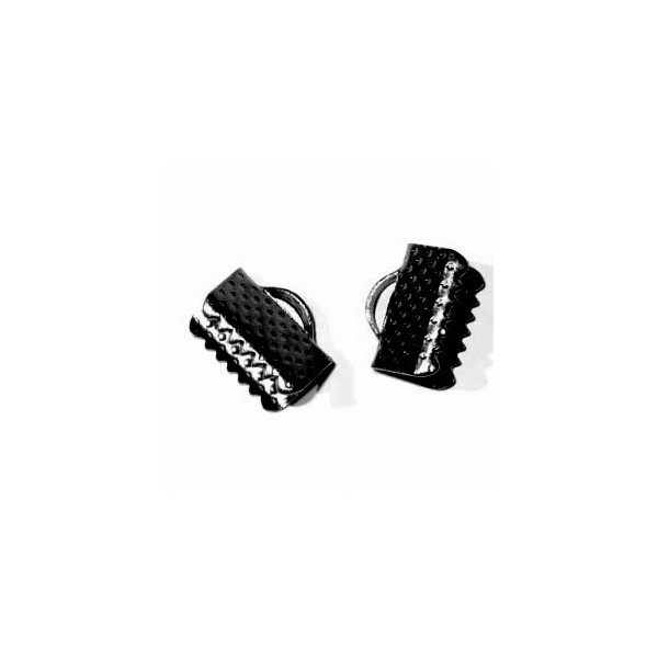Bélière 10x5mm, noir, 4 pcs
