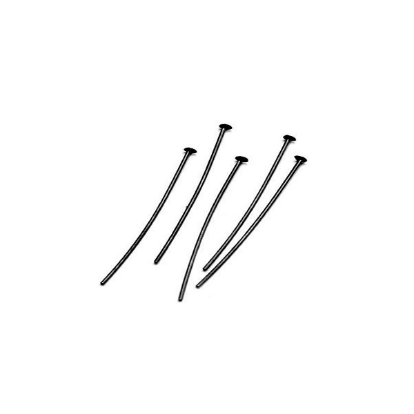 Head pins, 40mm, black