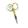 Embroidery scissors  9.5cm, floral yellow