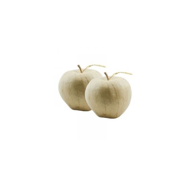 Cardboard apples  8cm, 2 pcs