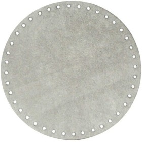 Alcantara bag base Ø18cm, grey