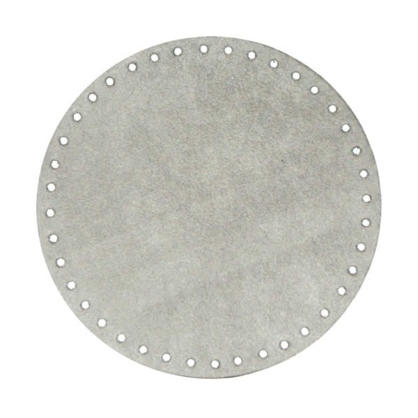 Alcantara bag base Ø18cm, grey