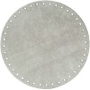 Alcantara bag base Ø18cm, grey