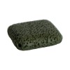 Lava bead, 31x31mm, dark green, 1 pce