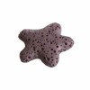 Lava bead star, 23mm, lilac, 1 pce