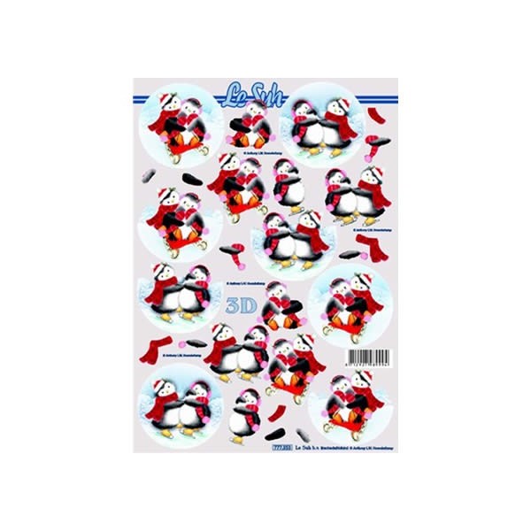 Patterned sheet penguins