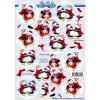 Hoja para decoupage pingüinos