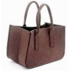 Felt bag, brown 38x20x24cm