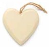 Corazon de madera beige 5x5x0.9