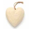 Herz aus Holz creme 5x4.5x2.5cm