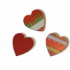 Coeurs rouge/vert, 3.7cm, 8 pcs