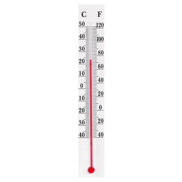 Thermomètre 16cm blanc