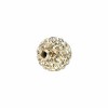 Shamballa Style Perlen, 10mm, crystal, 4 Stk