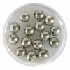 Metal pearls 8mm/15pcs