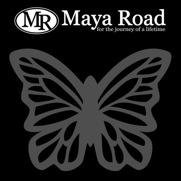 Maya Road - Mask stencil Soar Butterfly