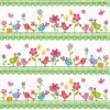 Serviette Bird Family, 1 pièce