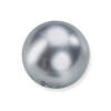 Perlas 8mm, 25 unidades, gris